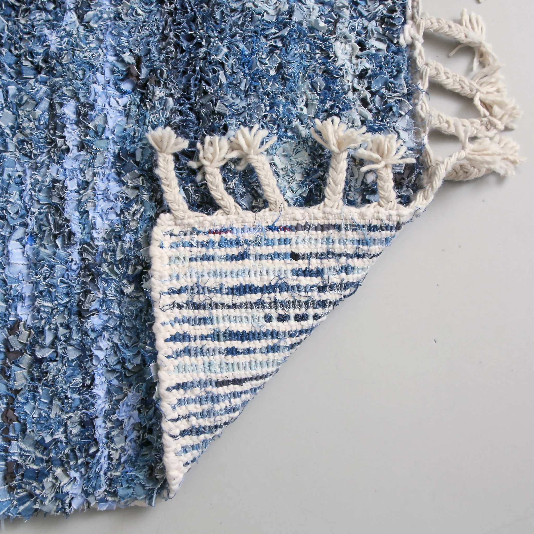 Tappeto Boucherouite "Casa Denim" 1.7*1.2 m - Image 3